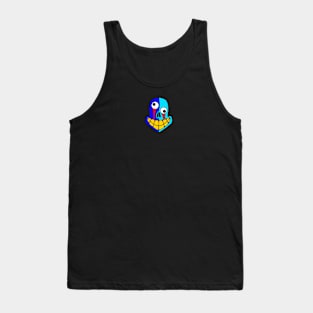 Blue Creature Tank Top